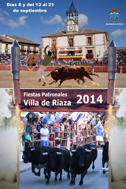 Tareas y adorno de calles para las fiestas de <h3 class='enlacePalabraNoticia'>Riaza</h3> 2014 por las pe�as